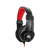 Gembird GHS-01 słuchawki/zestaw słuchawkowy Przewodowa Opaska na głowę Gaming Czarny, Czerwony