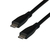 M-Cab 7001334 USB Kabel 0,8 m USB4 Gen 3x2 USB C Schwarz