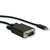 ROLINE 11.04.5820-10 1 m USB Tipo C VGA (D-Sub) Negro