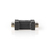 Nedis CCGP32950BK tussenstuk voor kabels DVI-I 24+5-Pin Female Zwart