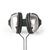 Nedis HPWD1201BK hoofdtelefoon/headset Hoofdtelefoons Bedraad Hoofdband Muziek Zwart, Zilver