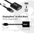CLUB3D DisplayPort™ to VGA Black Active Adapter M/F