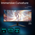 GIGABYTE G34WQCP 34" UWQHD Curved Gaming Monitor - 3440 x 1440, 1500R, 180Hz, 1ms, 350 cd/m2, AMD FreeSync Premium, DisplayHDR 400, HDMI 2.0, Displayport 1.4