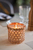 Duni 183184 Kerzenständer Bambus, Glas Braun, Transparent