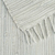 Relaxdays 10020460 Drinnen Teppich Quadratisch Baumwolle Grau, Weiß