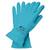 Latex-Chemikalienschutz-Handschuh NITRAS 3221 // BLUE CLEANER Gr. 9 / L blau, Latex, velourisiert, Länge: 30cm, EN 374