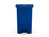 Abfalleimer Slim Jim® Step-On-Tretabfallbehälter, 90 l, Kunststoff, Pedal vorne, blau