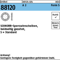 ART 88120 SCHNORR - Scheiben 1.4301 S 2,5 A 2 VE=S