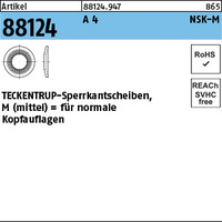 ART 88124 TECKENTRUP-Sperrkantscheiben A 4 NSK-M 10 A 4 VE=S