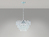 Kronleuchter ORIENT Chrom mit Kristall Behang aus Acryl, Ø42cm