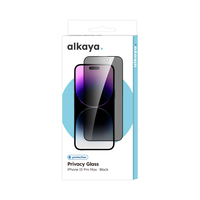 alkaya Protection Glass Privacy iPhone15ProMax schwarz