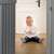 Relaxdays Absperrgitter, freistehendes Schutzgitter mit Tür, HxB: 92 x 154 cm, faltbar, mit Füßen, Kinder & Hunde, grau