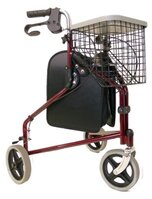 Delta-Gehrad TRI WALKER,PU,rot(Drive Medical)