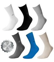 DeoMed Cotton Silver Socken schwarz Gr.39-42