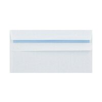 Q-Connect DL Envelopes Plain Wallet Peel and Seal 100gsm White (Pack of 500)