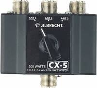 Albrecht Antenna átkapcsoló CX-5 3-Wege Antennenschalter 7402