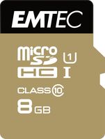 MicroSD Card 8GB SDHC CL.10 inkl. Adapter Gold 28 Egyéb