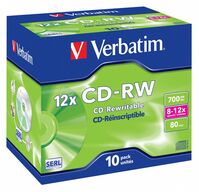 CD-RW DataLifePlus 8-12X 700MB High Speed,10 Pack.Rewriteable Blank CDs