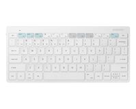 Mobile Device Keyboard White Bluetooth