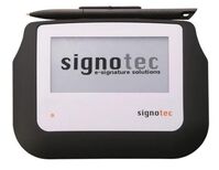 Monochrome display (LCD), Backlight, Sampling Rate 500Hz, 1,024 pressure levels. Software signoSign/2 Signature Capture Pads
