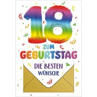 Geburtstagskarte Geldschein 52-2286/18