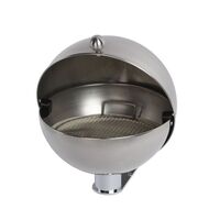 Spherical wall ashtray made of stainless steel