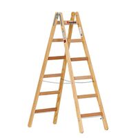 Wooden rung ladder