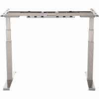 Gestell für Tischsystem Cambio 62x100x65cm höhenverstellbar silber