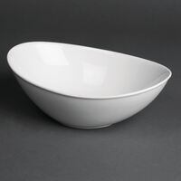 Royal Porcelain Classic White Salad Bowl in White 200mm Pack Quantity - 6