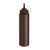 Vogue Squeeze Sauce Bottle in Brown Polyethylene - Screw Top & Wide Neck - 24oz