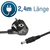 ANSMANN Netzteil Ladegerät Ladekabel mit 42V 2A für 36V E-Bike Akkus passend für