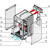 SCHROFF VME64x-systeem, Toren, 5 HE, aansluitbare PSU