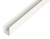U-Profil, PVC weiß, LxBxHxS 1000 x 21 x 20 x 1 mm
