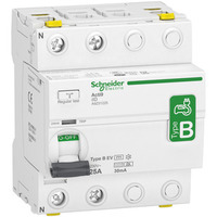 Fehlerstrom-Schutzschalter Elektroladestation iID, 2P, 25A, Typ B-EV, 30mA