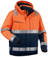 High Vis Winter Bundjacke Kl. 3 4870 orange/marineblau