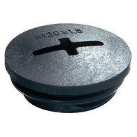 Wiska 10064644 EVSG-ORD 20 Black Plastic Blind Plug with O-Ring