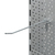 Broche individuelle pour panneau perforé avec étrier | 150 mm 15 mm