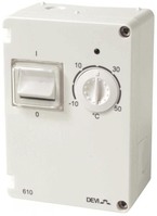 DEVI Thermostat Devireg 610 -10/+50 Grad a.P (IP 44) 140F1080