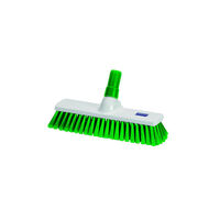 Green 30cm Soft Bristle Brush / Broom Head Heavy Duty