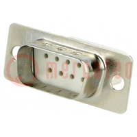 D-Sub; PIN: 9; plug; male; for cable; Type: w/o contacts; 3A; 250V