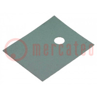 Heat transfer pad: silicone; TO247; 0.45K/W; L: 21mm; W: 17mm; 6.5kV
