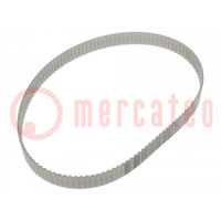 Timing belt; T10; W: 16mm; H: 4.5mm; Lw: 500mm; Tooth height: 2.5mm