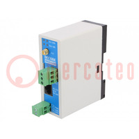 Converter; M-BUS/RS-232/RS485/GSM/GPRS; 9÷30VDC; op DIN-rail