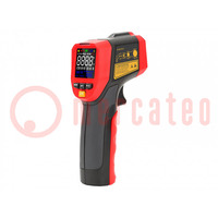 Infrared thermometer; LCD; -32÷600°C; Accur.(IR): ±1.5%,±1.5°C