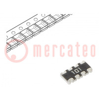 Weerstandsnetwerk: Y; SMD; 100Ω; ±5%; 62,5mW; Aant.weerstanden: 4