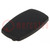 Cap; ABS; black; push-in; oval; A2423