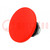 Switch: push-button; 22mm; Stabl.pos: 1; red; none; IP66; mushroom