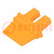 Accessori: clip di bloccaggio; DTM; maschio; PIN: 8; arancione
