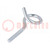 Hook; ring; steel; zinc; Thread len: 50mm; Overall len: 120mm