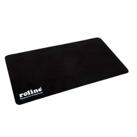 ROLINE Tapis de souris, 3in1 Notebook Combo Mousepad, noir